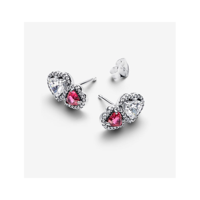 Juweel PANDORA 293633C01 HEART STUDS 