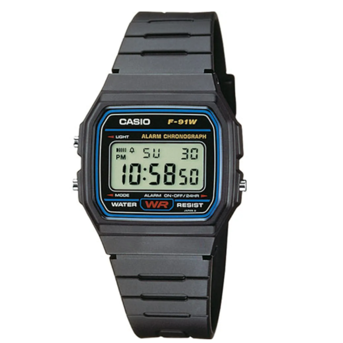 Horloge CASIO F-91W-1YEG 